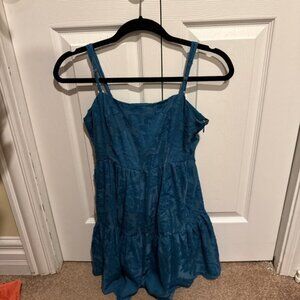 Forever 21 blue babydoll dress with adjustable straps